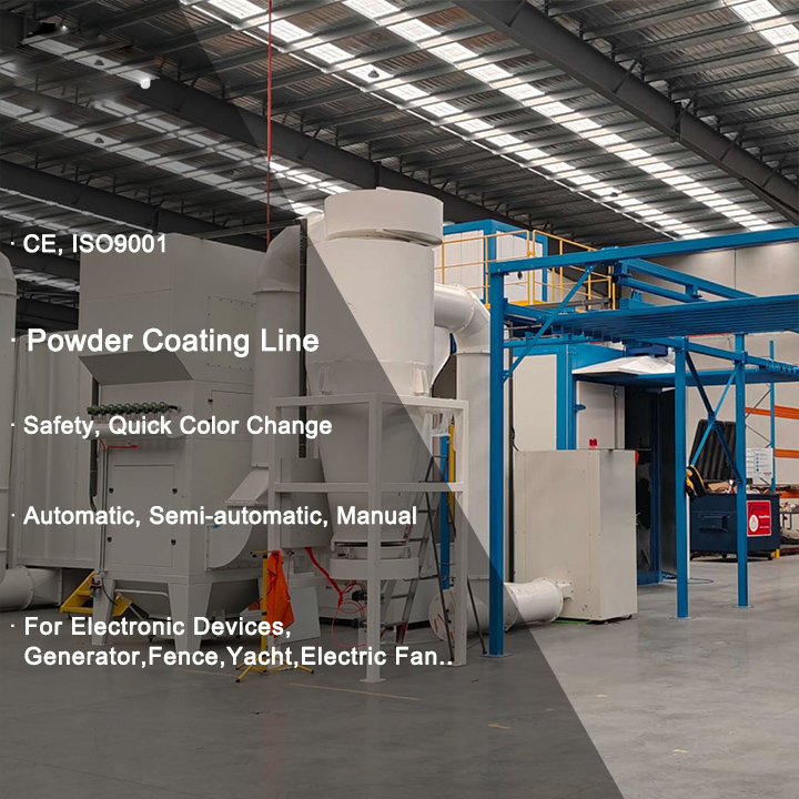 Manual powder coating line in Australia