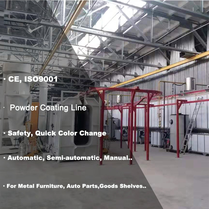 Russian automatic powder spraying line