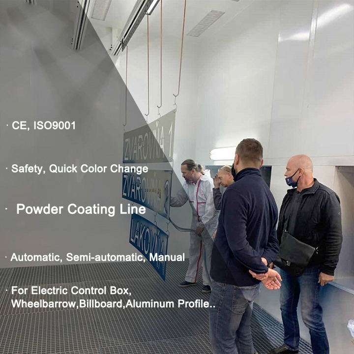 Slovakia manual powder spraying line