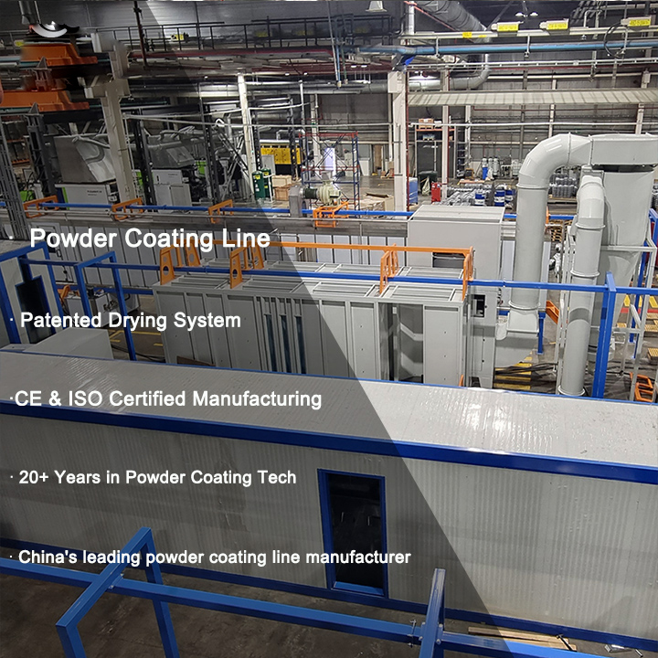 powder coating line Russia